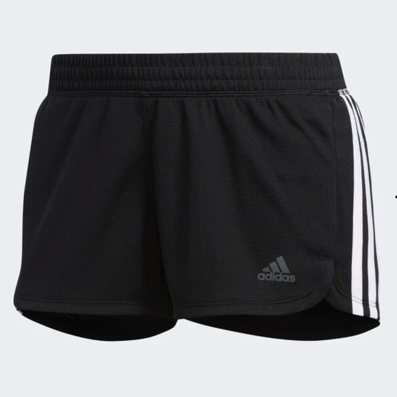 Adidas Pacer 3-stripe Knit Training Short Small - Picture 1 of 8